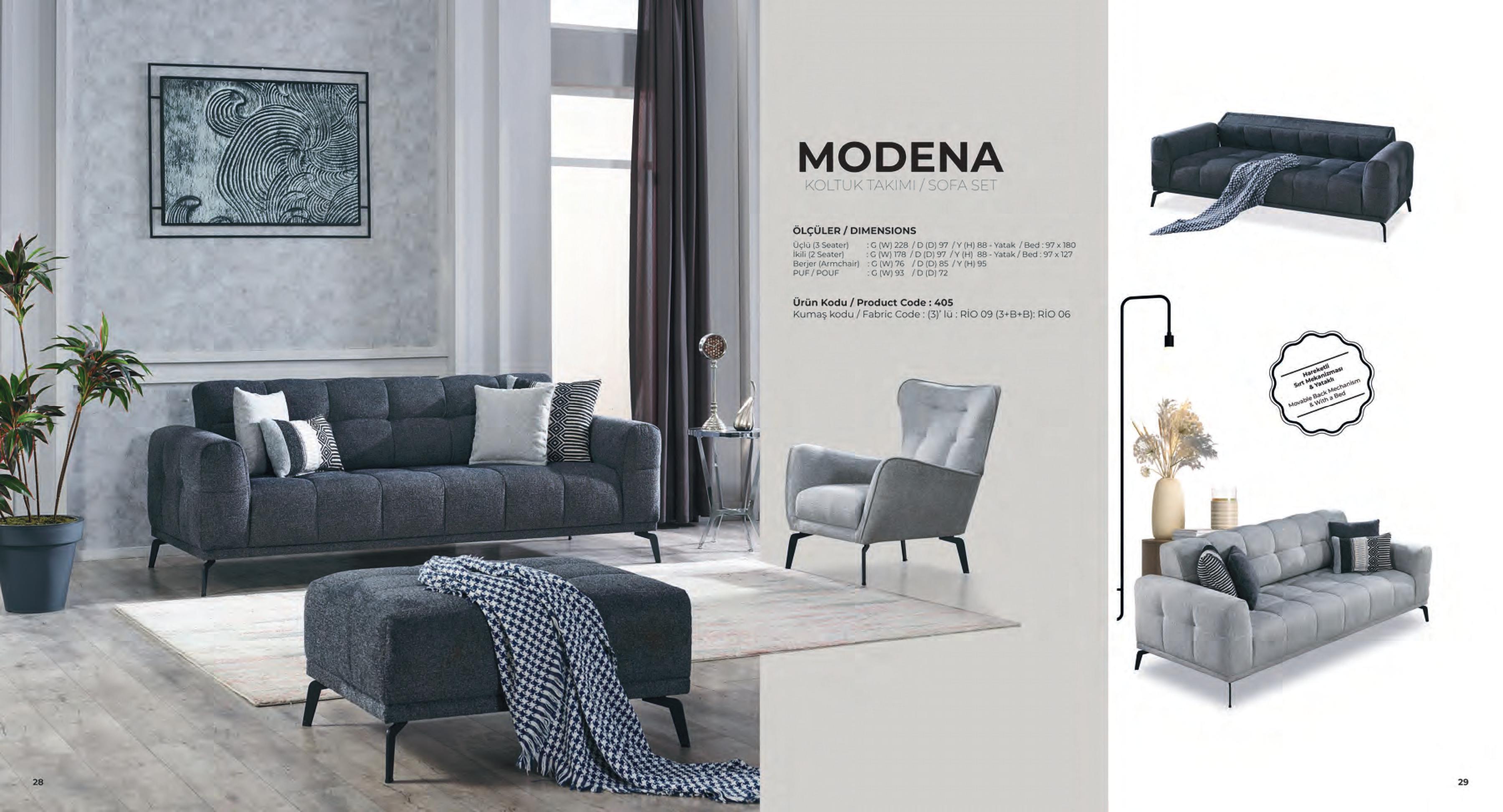 MODENA KOLTUK TAKIMI